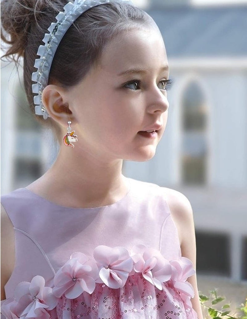 SYNLIN 20 Pairs Clip on Earrings -Cute Clip Earrings Hypoallergenic,Dress-Up Accessorie - Image 3
